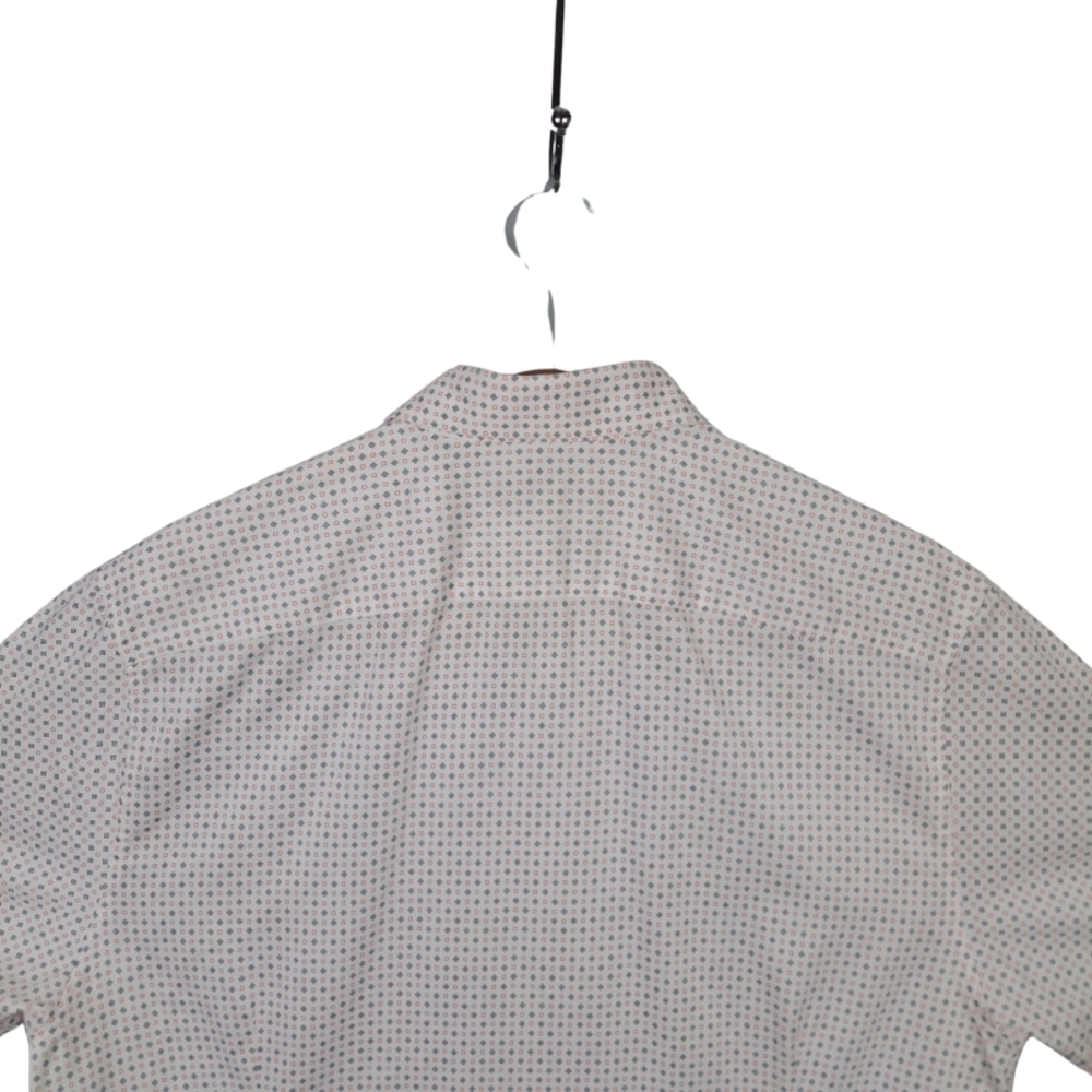 Ted Baker London Men's 4 Short Sleeve Hidden Button Down Shirt - Picture 5 of 8